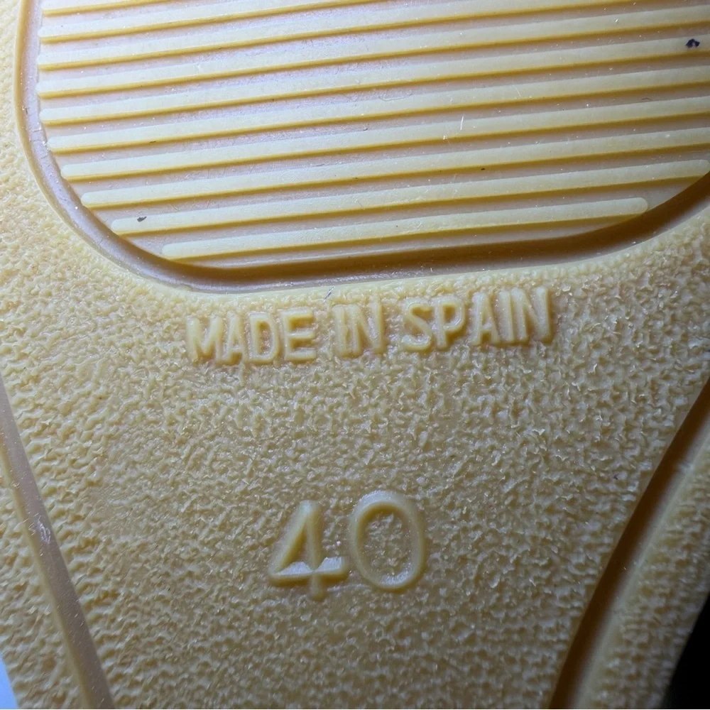 Vidorreta Taupe Espadrille Wedge Sandals Sz 40 (10) made in Spain Summer